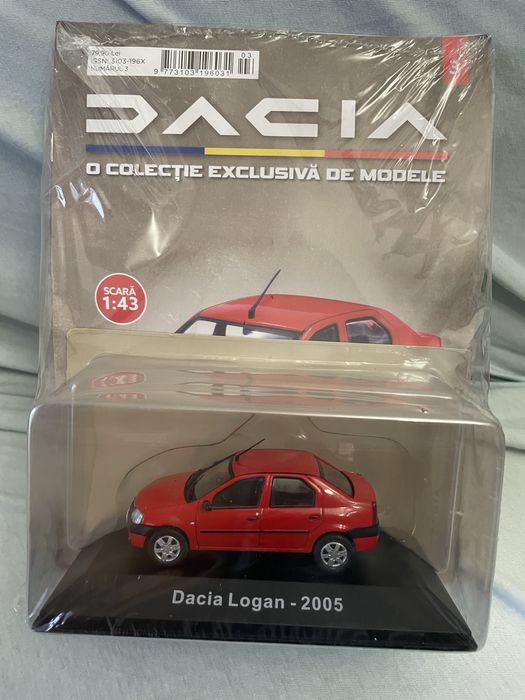 Machetă Dacia Logan (2005) scara 1/43 ( ediție de test)