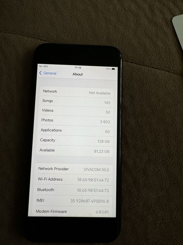 Iphone 7 128gb black работи с всички оператори