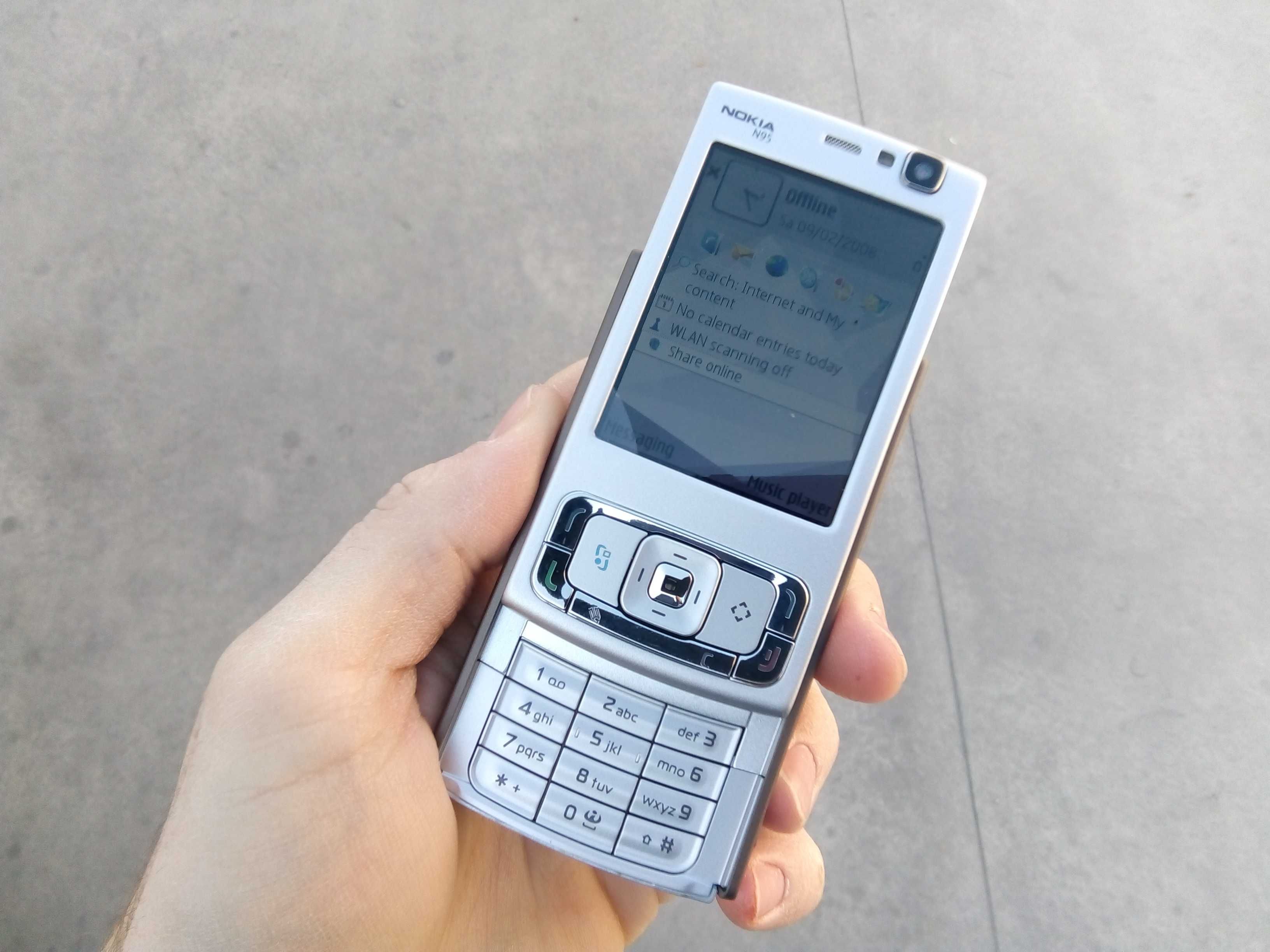 Мобилен телефон нокиа Nokia N95 3G, WIFI, GPS, Bluetooth, 5 pmx, слайд