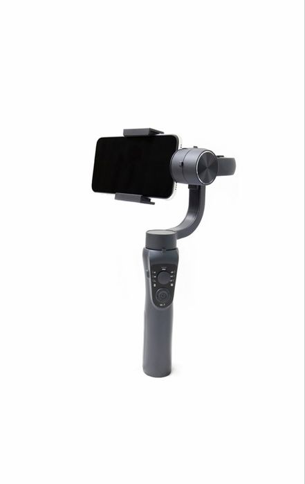Стабилизатор за телефон, Gimbal Stabilizer, 3-осов, Черен