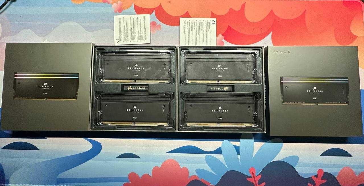 Оперативная память Corsair Dominator Titanium 4×16GBCMP32GX5M2B6000C30