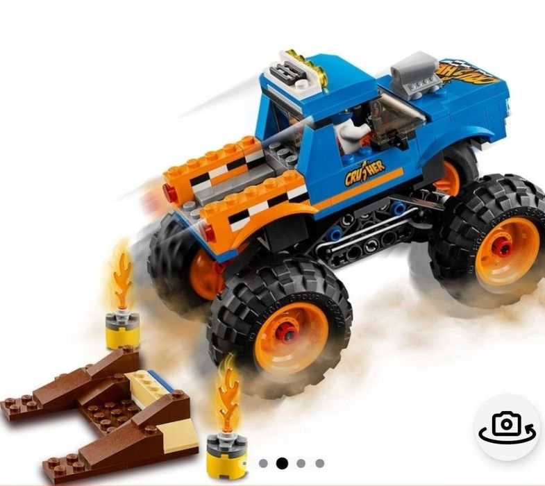 LEGO Camion gigant 60180 Lego City Great Vehicles cu carte