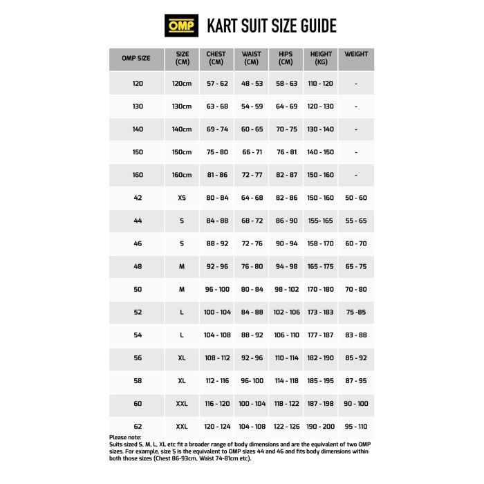 Combinezon copii karting OMP KS-3 150cm