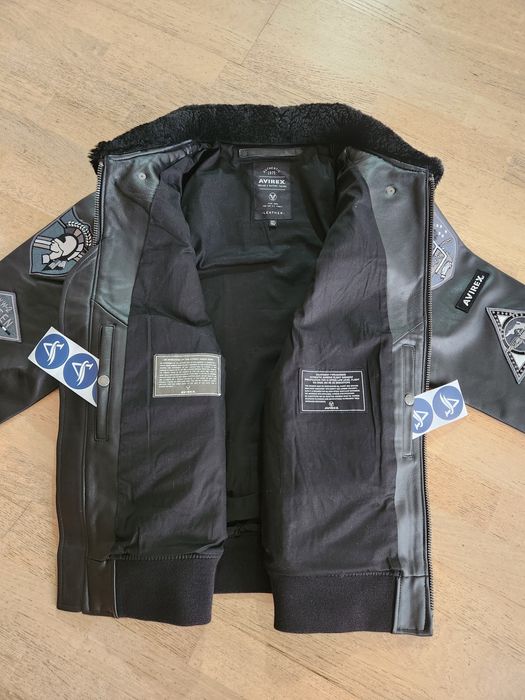 Geaca pilot aviator din piele AVIREX, model G 1, US Navy