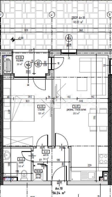 Продава се Двустаен апартамент в София, Малинова долина - 72 кв.м за 1667 €/кв.м - Снимка #5