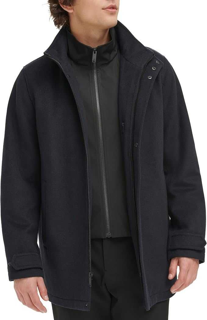 Новое шерстяное полу пальто DOCKERS (Levi's) из США.  Размер L / 2XL