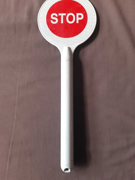 Милиционерска STOP палка, ретро изцяло метална