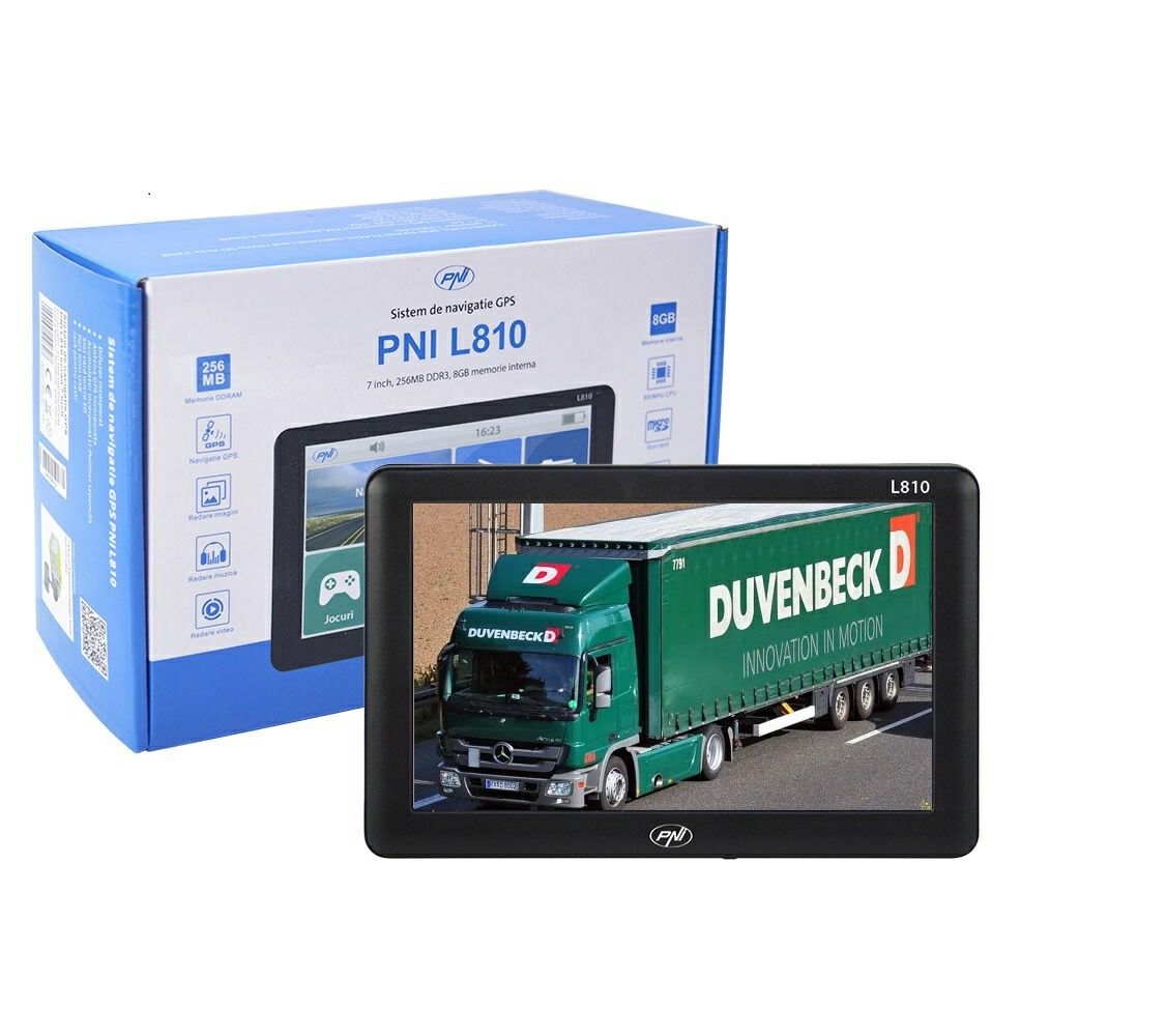 Gps camioane pni L810 cu harti full Europa TIR-autoturism-Autocar-TAXI