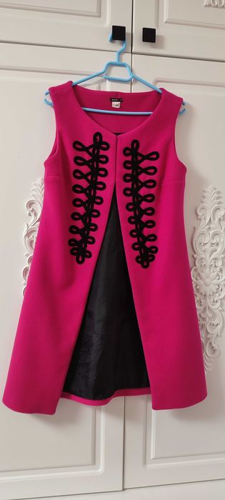 Vestă lunga de stofă, mărimea S-M, nouă fără eticheta