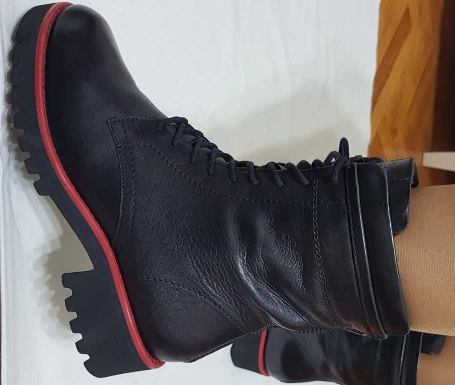 Ghete trendy piele naturala de la GERRY Weber marimea 38, zero km