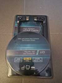 Кабел HDMI - HDMI M/М, 2m, С чупещо се рамо
