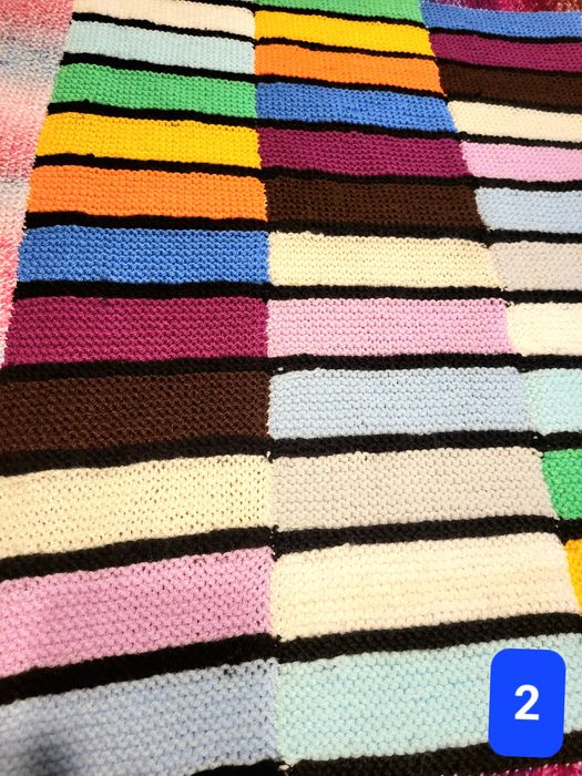 Patura NOUA bebe/copii tricotata handmade dormit plimbare carucior