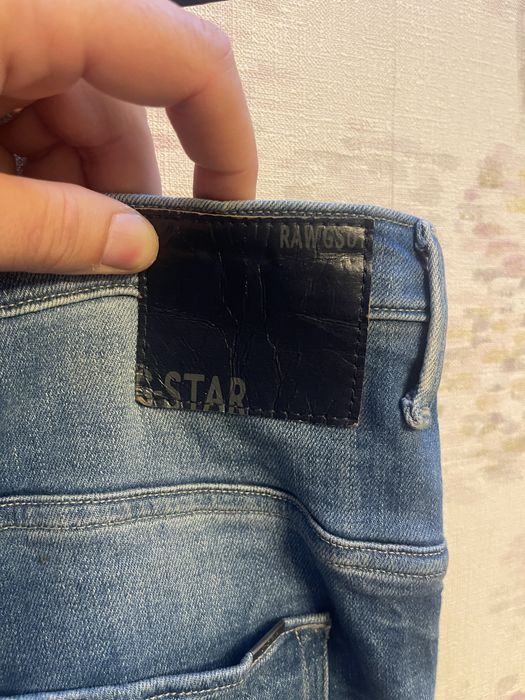 Blugi barbati casual cu bretele G Star marimea S