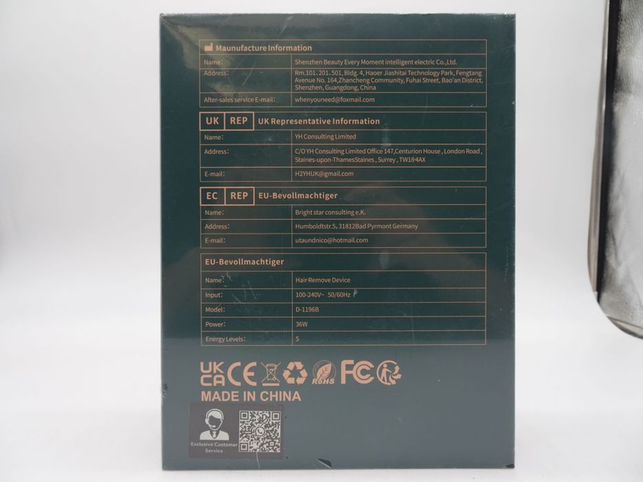 Epilator IPL 3 in 1 cu impulsuri nelimitate