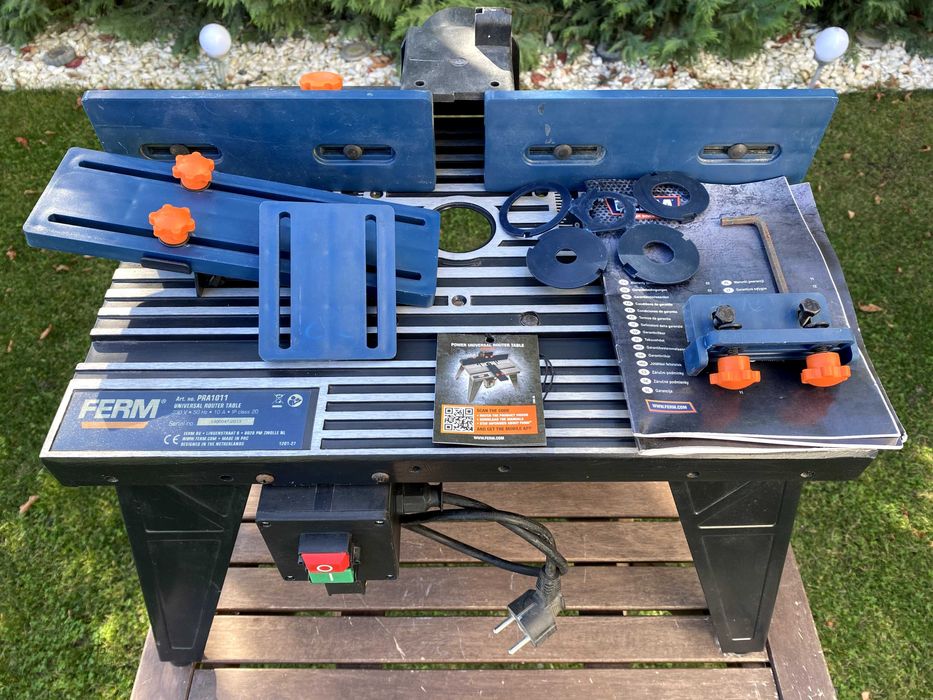 Banc de lucru pentru freza, masa/banc/stand frezare, Ferm 455 x 330 mm