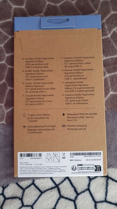 Електронен четец Amazon Kindle Paperwhite Signature Edition (32 GB)