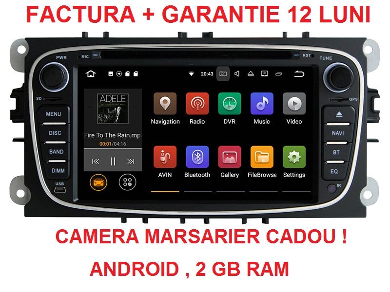 Navigatie Ford Mondeo Focus S Max Galaxy , Camera Marsarier Garantie