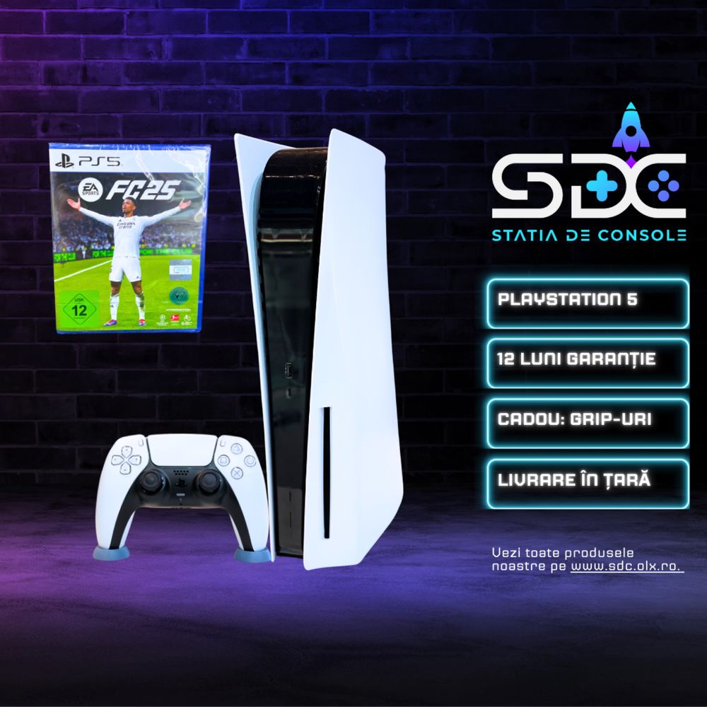 OFERTA! FC25 + PlayStation 5 Disk  | PS5 |  1 Controller | Garanție