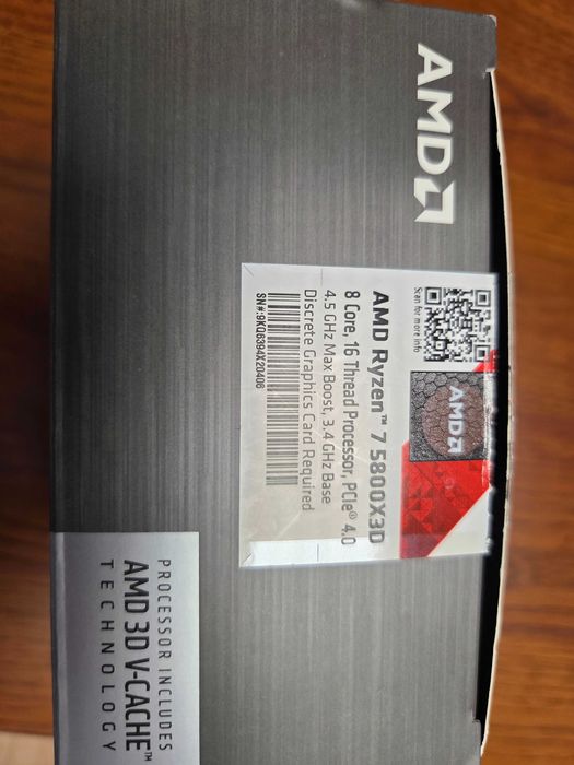 AMD Ryzen 5800X3D, Asus X570-PLUS, Kingston DDR4 32GB 3733Mhz