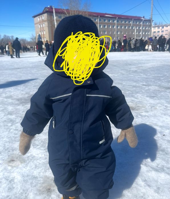 Зимний комбинезон  для мальчика 2-3 года , babygou