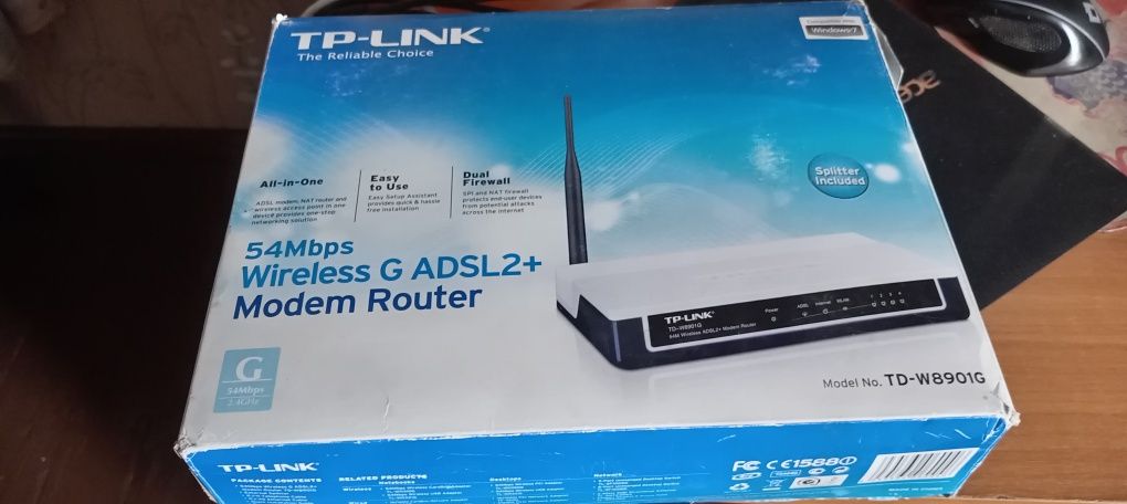 Продается МОДЕМ роутер TP-LINK 54Mbps