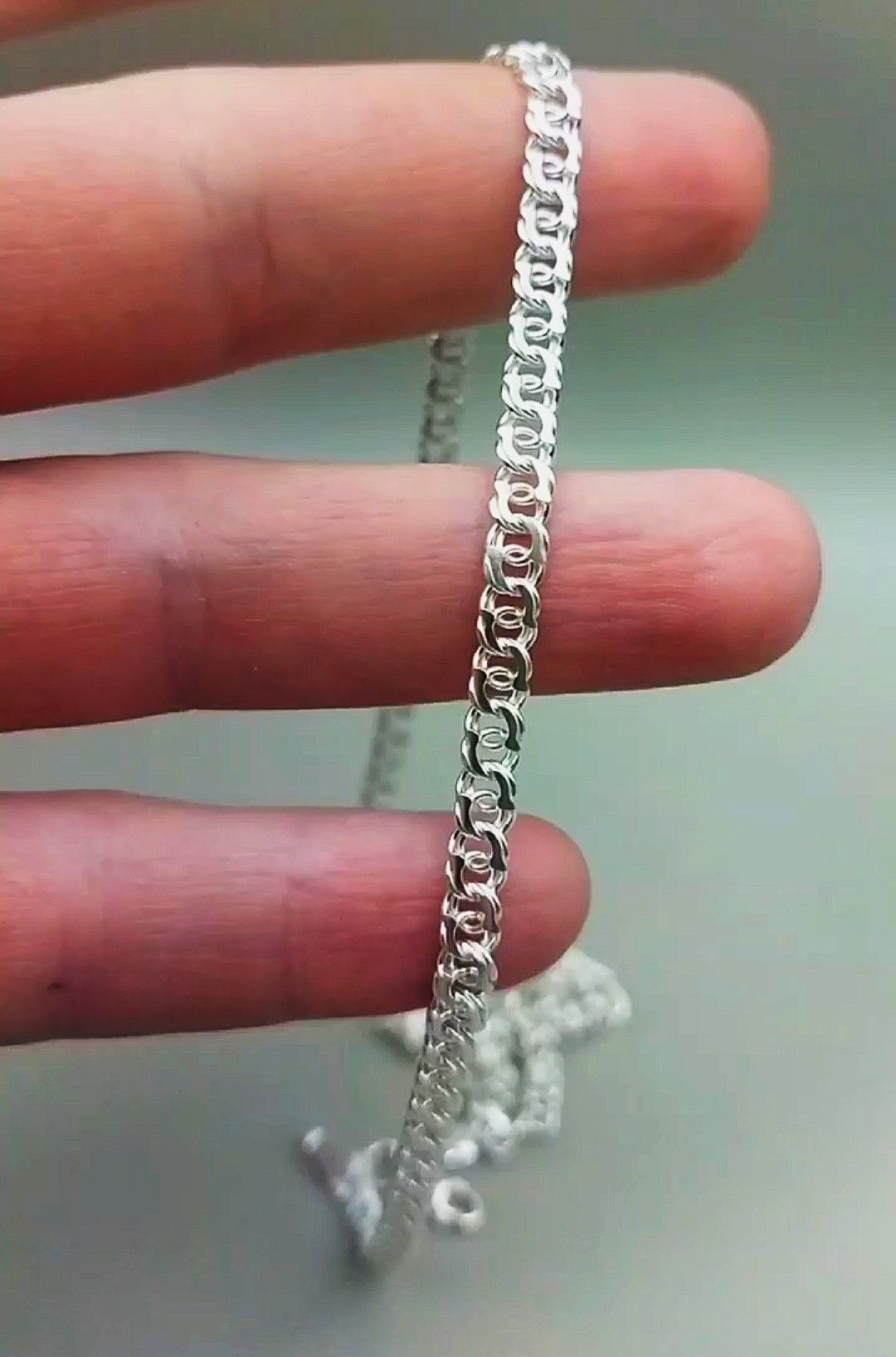 Кумуш трос цепочка