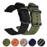 Curea Ceas nylon 22 mm Military Green  telescoape incluse