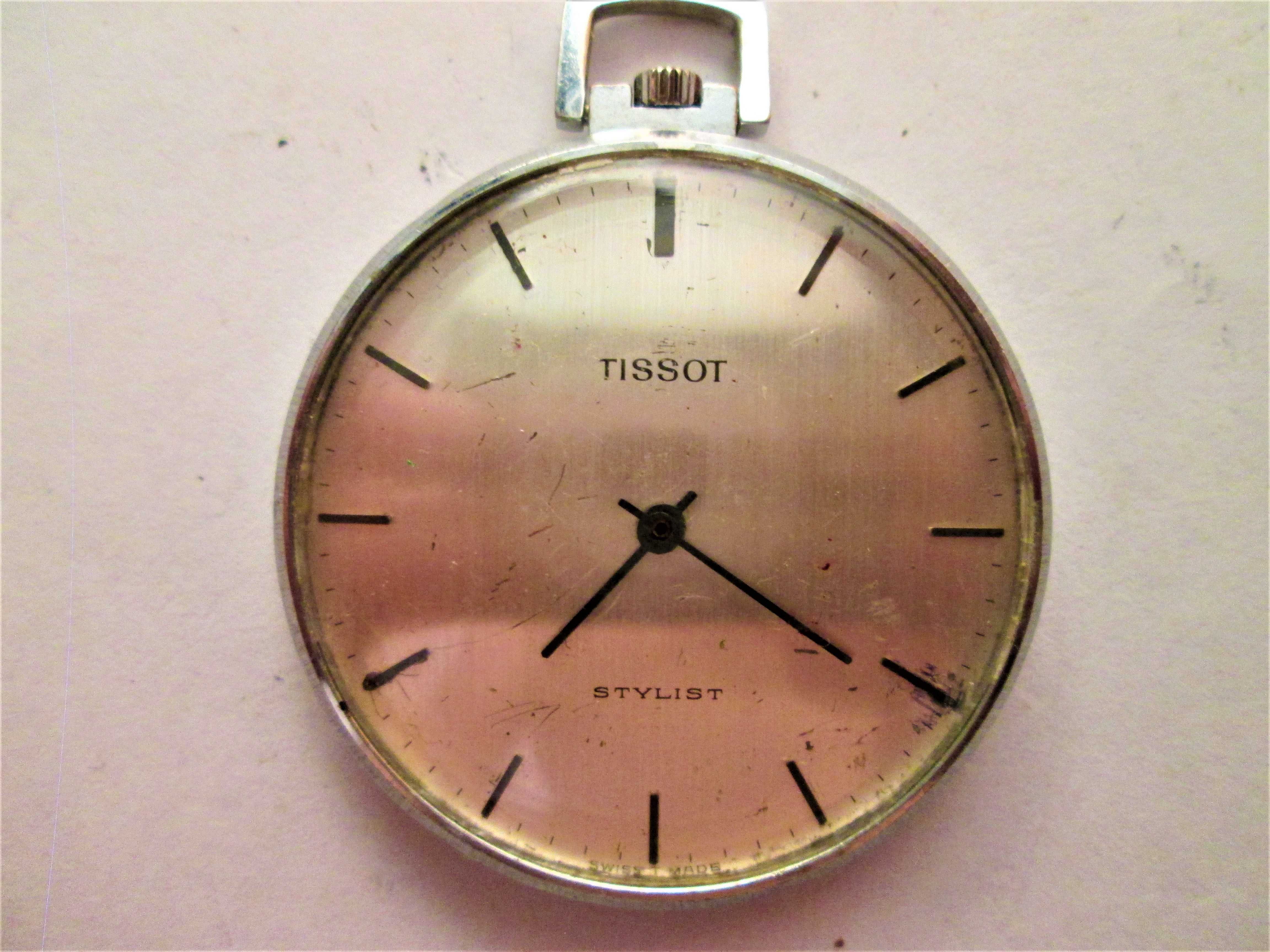 ceas de Buzunar Tissot Stilist extraplat an 1980, doametrul 41 mm