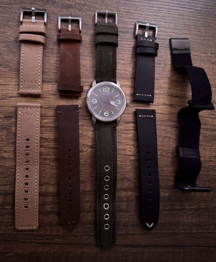 CITIZEN соларен с ден/дата BM8470-11EE