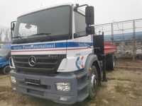 Mercedes-Benz Axor basculabil trilateral cu macara Atlas 6t