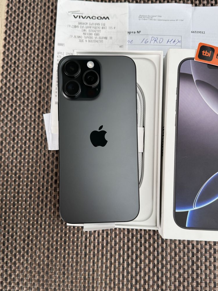 НОВ! 256•iPhone 16 Pro max*ЛИЗИНГ 80лв/м айфон 16 про макс 256