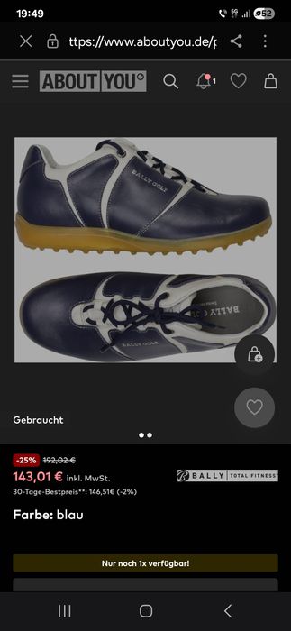 Pantofi Golf mărimea 41