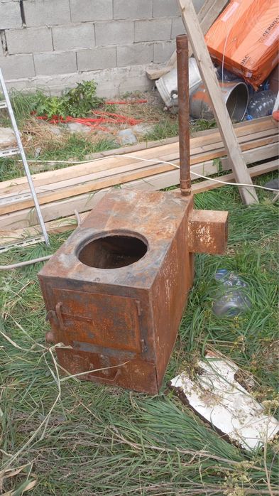 Железная Печка для дома (пеш)