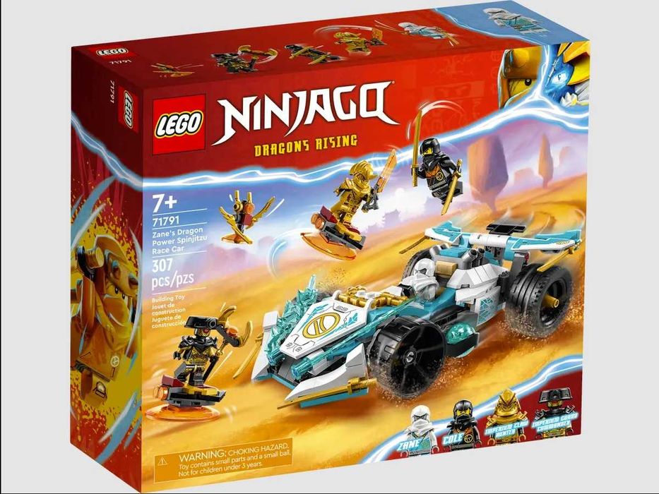 Ninjago 71791 - Zane’s Dragon Power Spinjitzu Race Car (непълен сет)