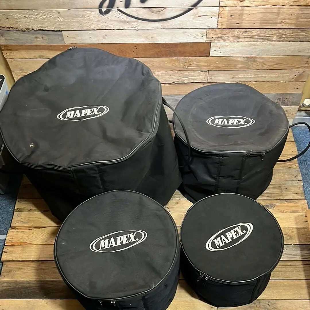 Барабани Mapex Pro M | 22" каса, 12" и 13" томове и 16" флор с калъфи