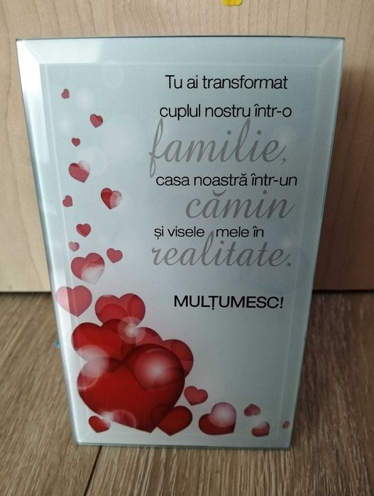 Diplome decorative din sticlă