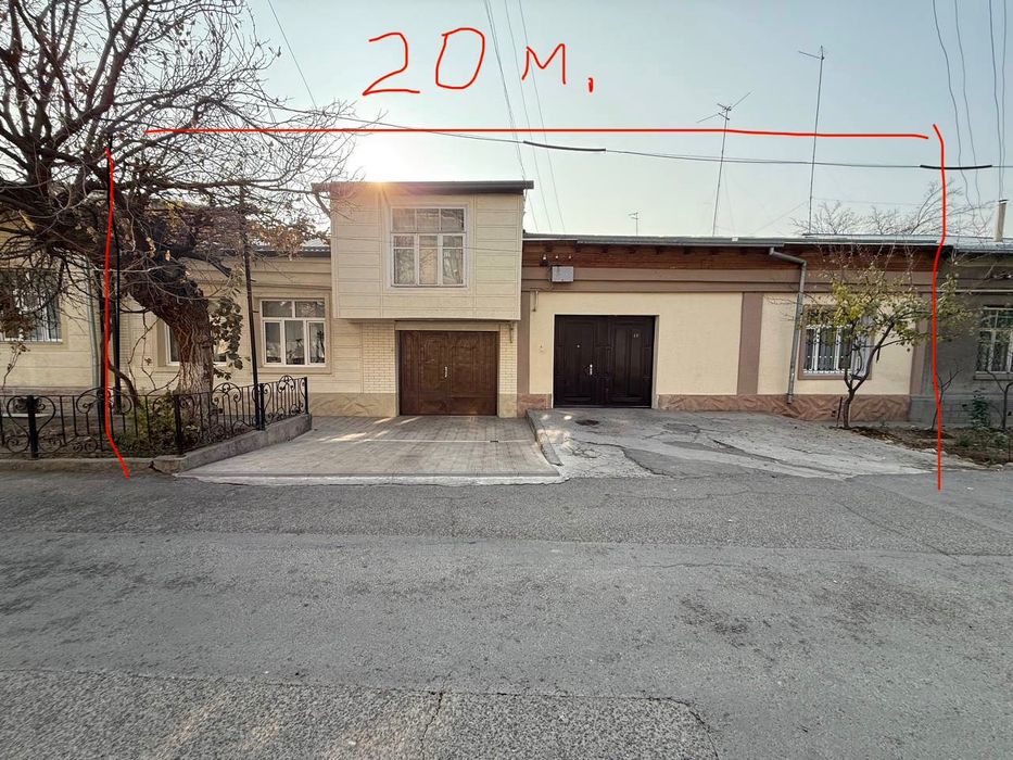 6 соток в Яккасарай / Ракат — фасад 20 м, под строительство 20*30