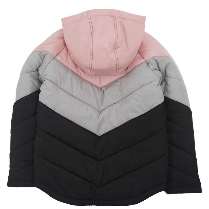 Детско яке за момичета USA Pro Colour Block Puffer - 9-10 и 13 годишни