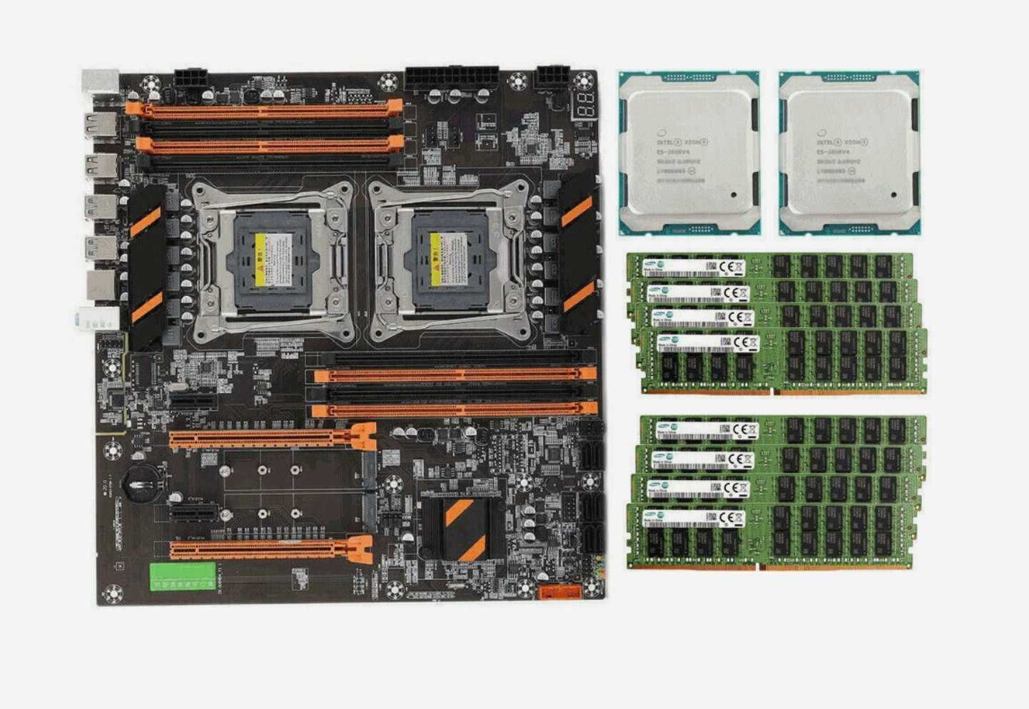Gaming / Server PC Intel Xeon E5 2680 V4(x2) 48GB DDR4 RAM M.2 512GB