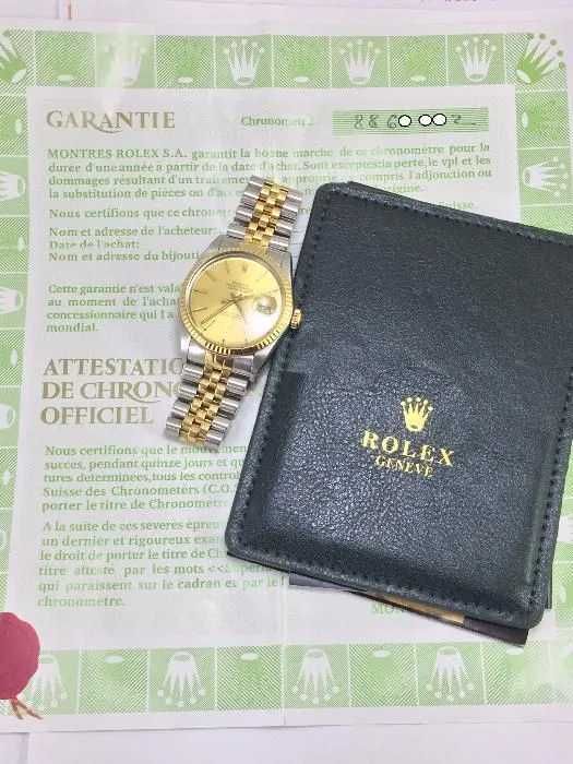 ORIGINAL! Ceas ROLEX datejust gold&steel 16013 CAL.3035