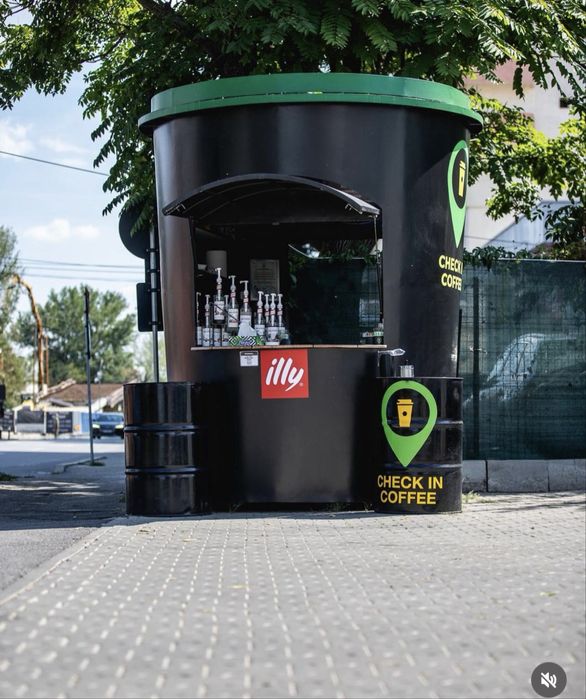 Container comercial coffee-to-go cu design unic