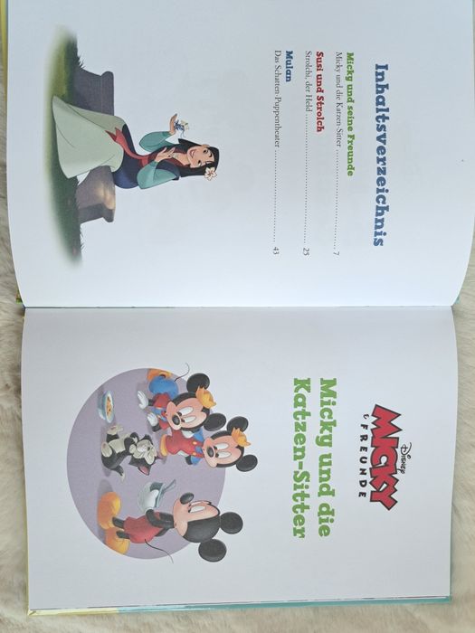 Детска книжка Disney Micky на немски език