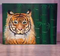 Pictura  pe panza- Tigru