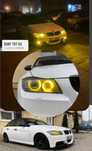 Leduri h8 h11 h9 h16 NOU proiectoare, angel BMW galb portocaliu si alb