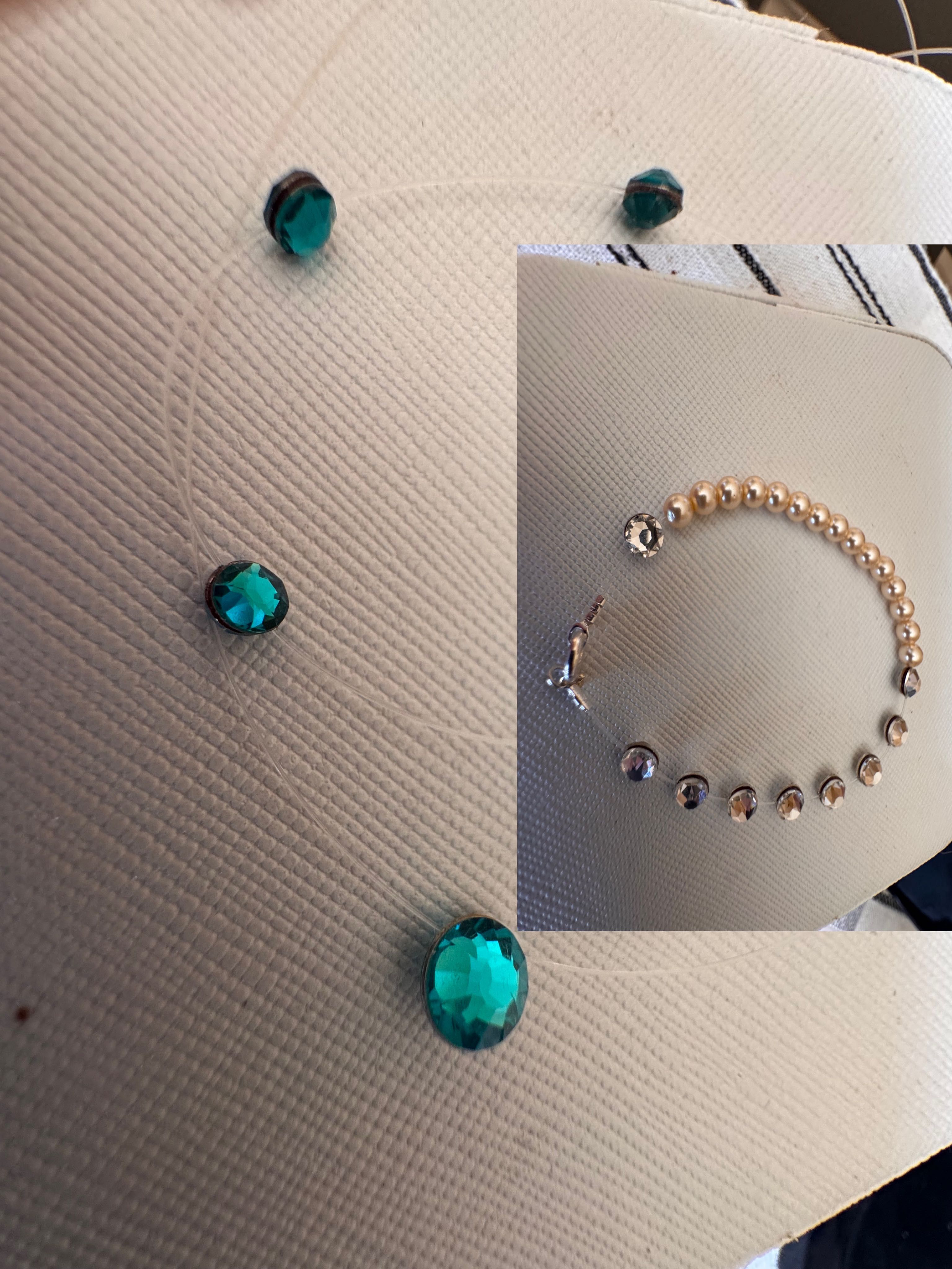 SWAROVSKI на корда закопчалка проба925
