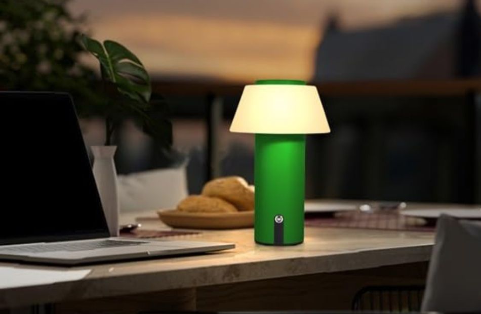 Lampă de Masă LED Fără Fir – Reîncărcabilă, Tactilă, Reglabilă