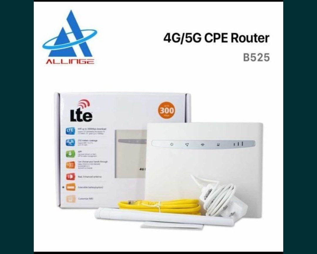 Продам 4G LTE WiFi роутер Allinge b525 Симкарта Большая скорость 300мб