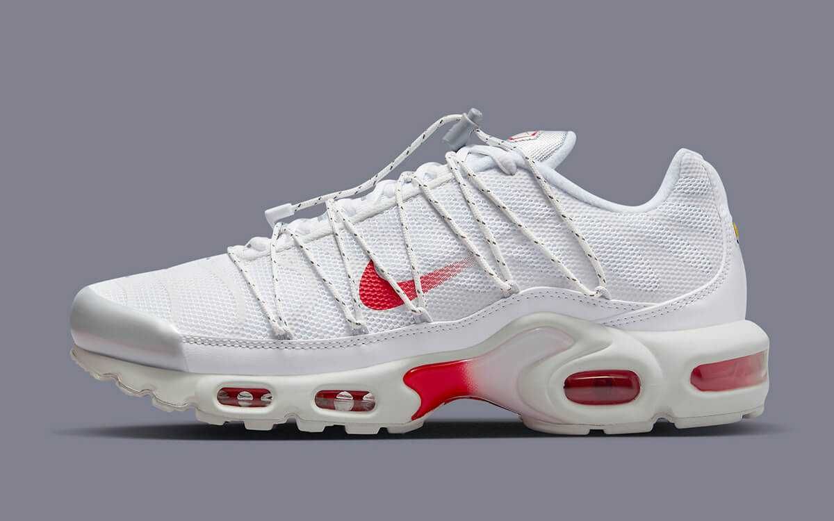 Nike Tn Air Max Plus Utility white Toggle Red 100%  originali-40