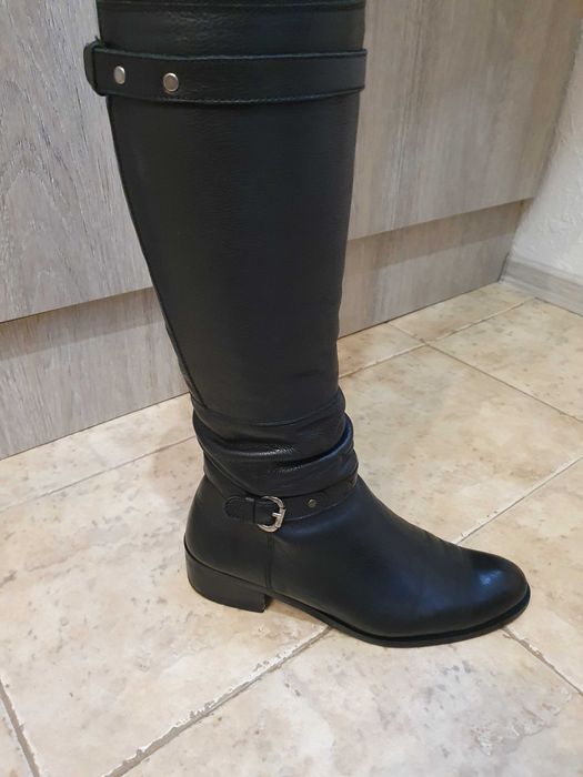 Дамски ботуши от естествена кожа