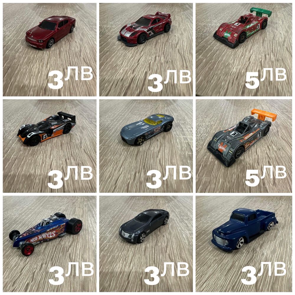 Колички Hot Wheels Matchbox Maisto